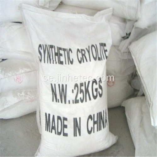 Syntetisk kryolit som används för rostfritt stål